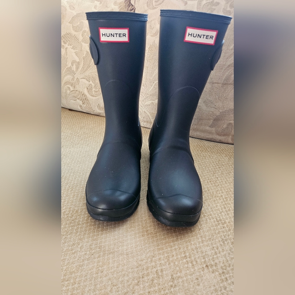Hunter Original Short Navy Boots